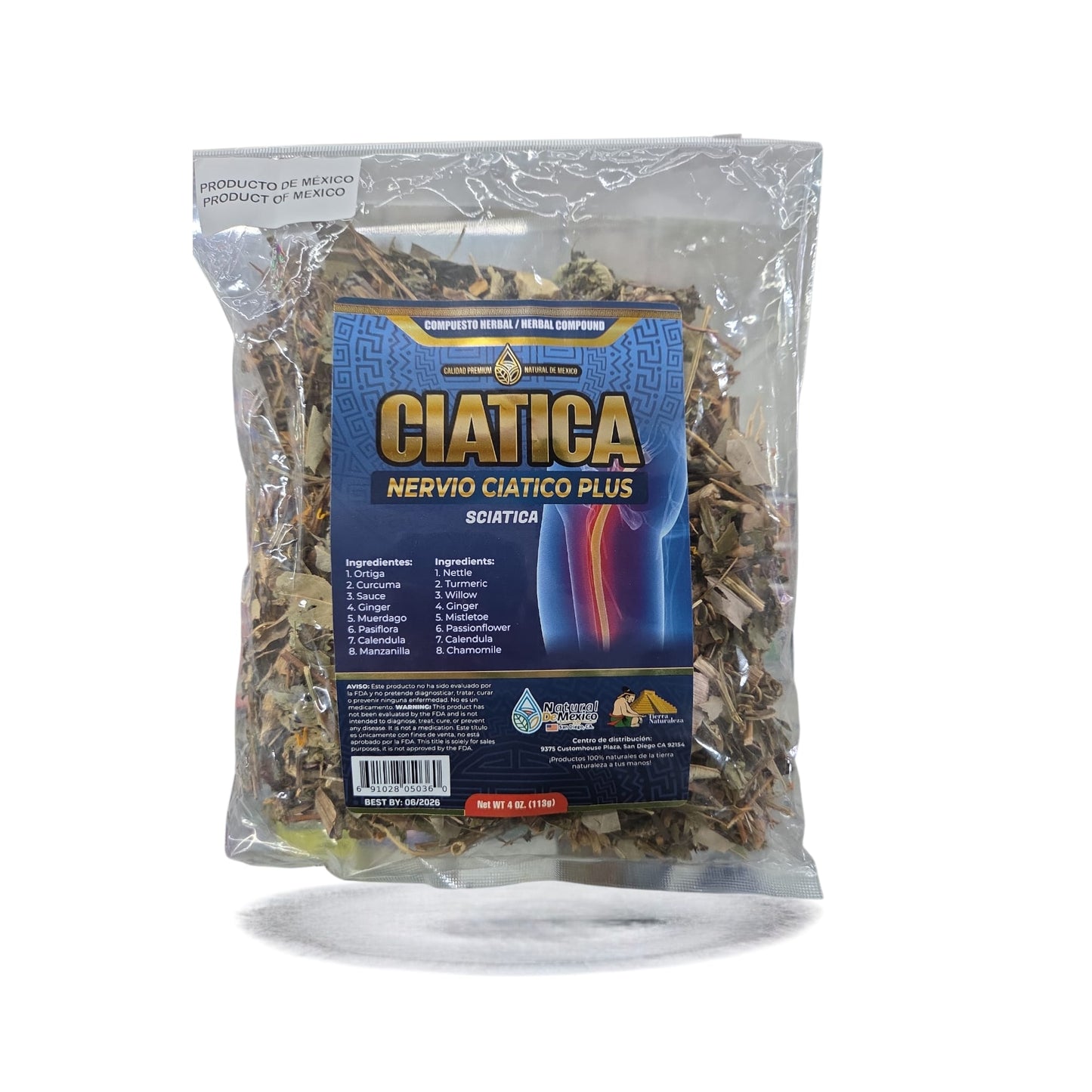 CIATICA - COMPUESTO HERBAL - 4 onz