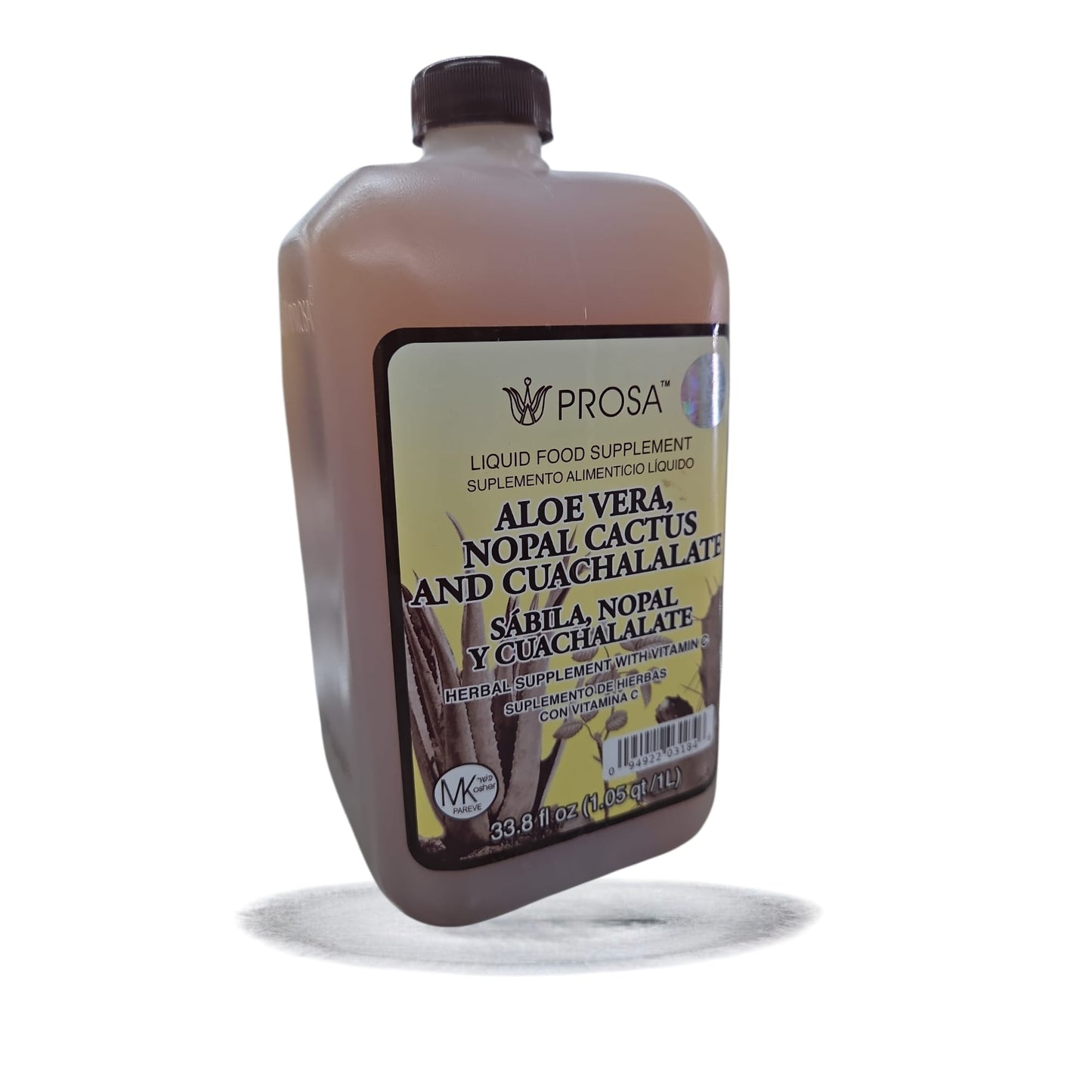 ALOE VERA CON NOPAL Y CUACHALALATE - BEBIDA - 1 L