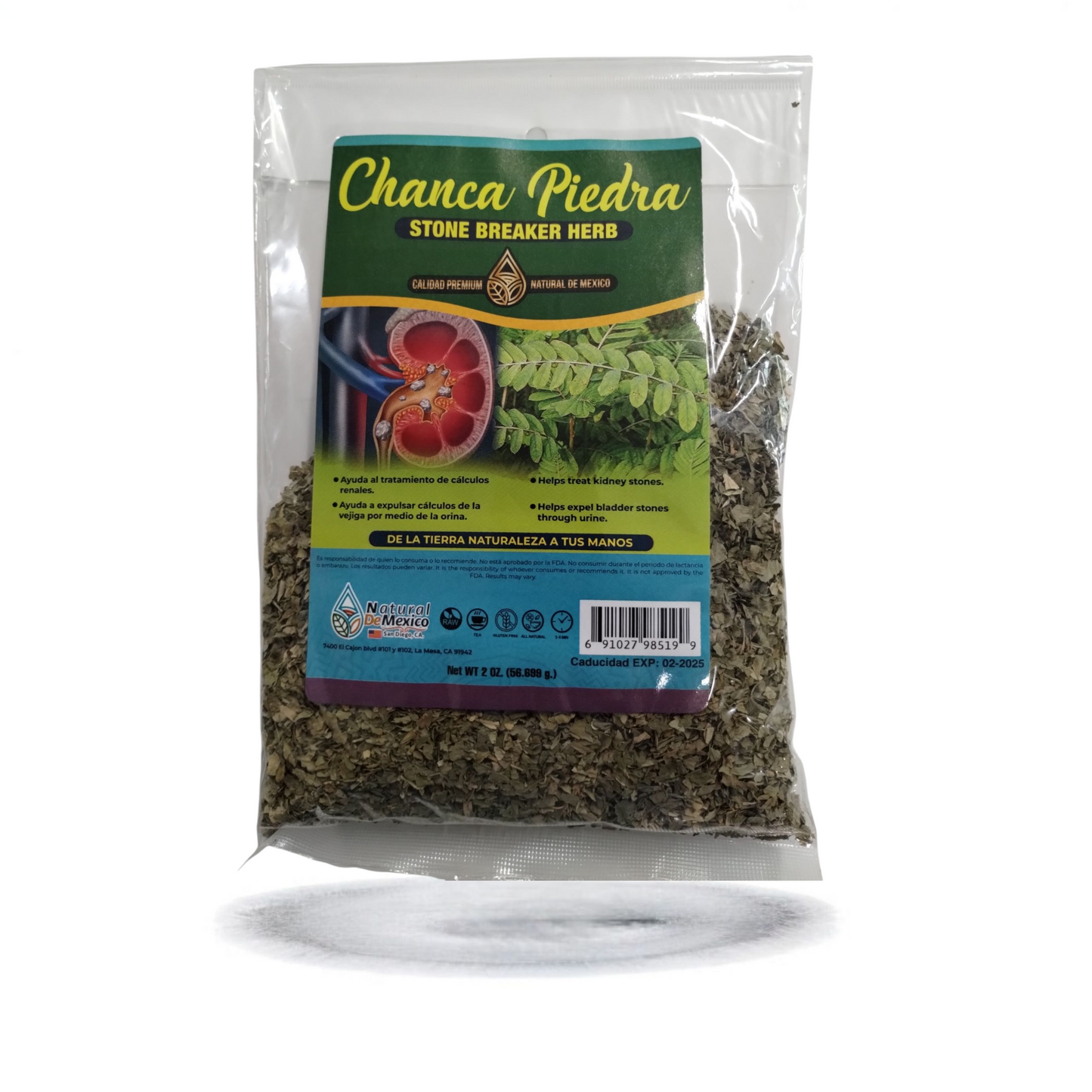 CHANCA PIEDRA - HIERBA - 4oz