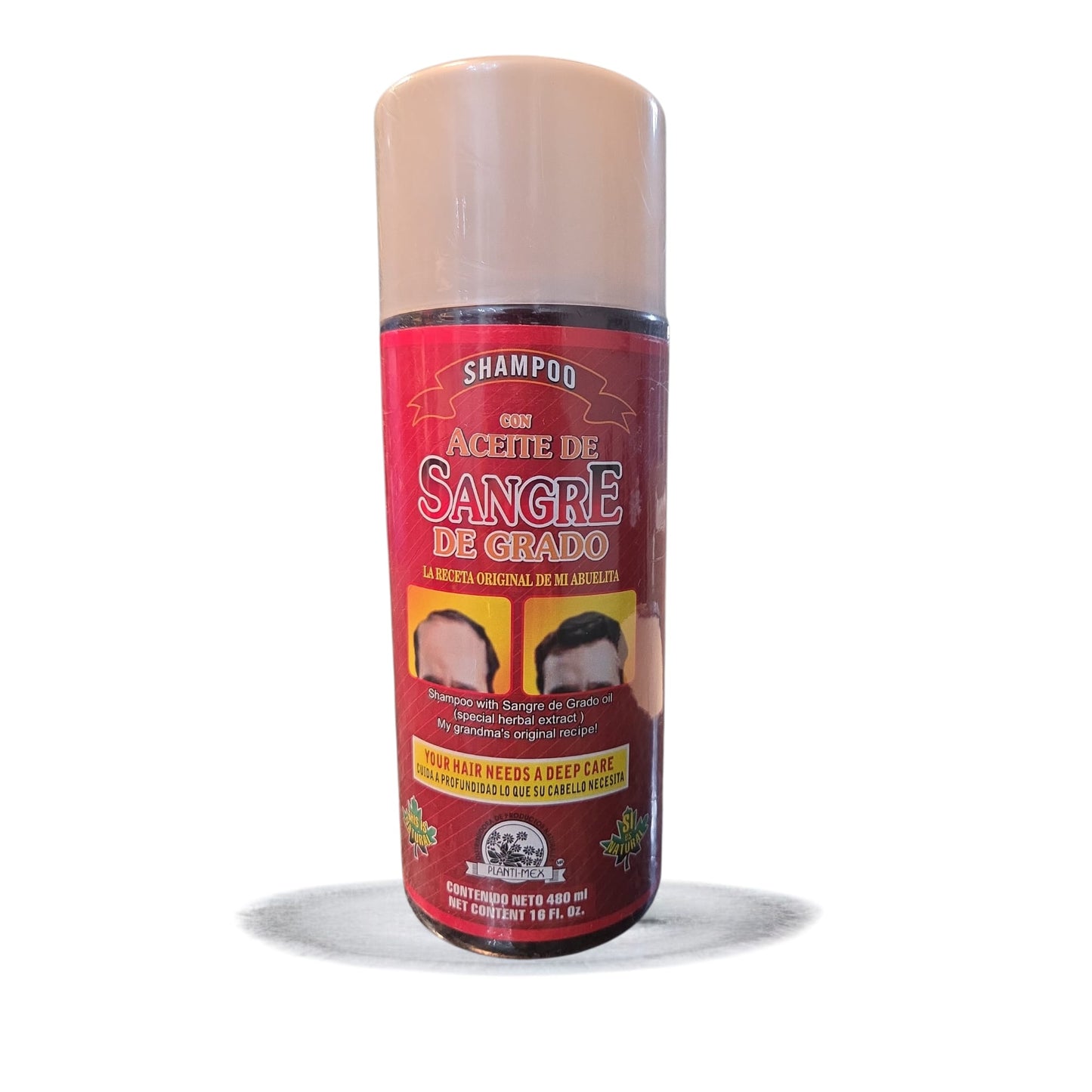 SHAMPOO ACEITE DE SANGRE DE GRADO - 480 ML