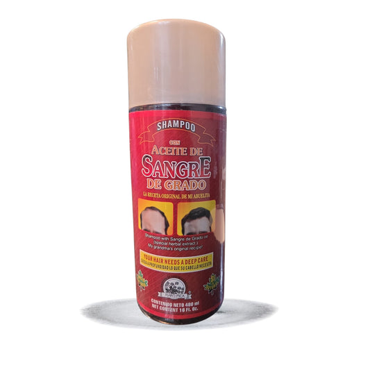 SHAMPOO ACEITE DE SANGRE DE GRADO - 480 ML