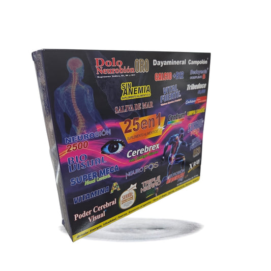 VITAMINAS 25 EN 1 - MICROBOTELLAS BEBIBLES