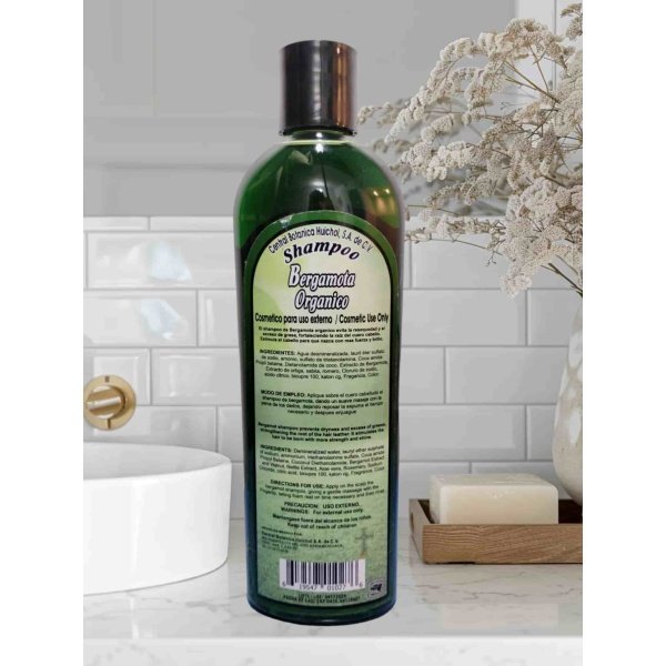 Shampoo Bergamota Orgánico 450 ml - Imagen 2